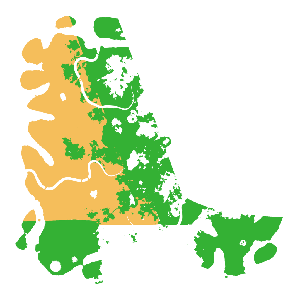Biome Rust Map: Procedural Map, Size: 4800, Seed: 1989933746