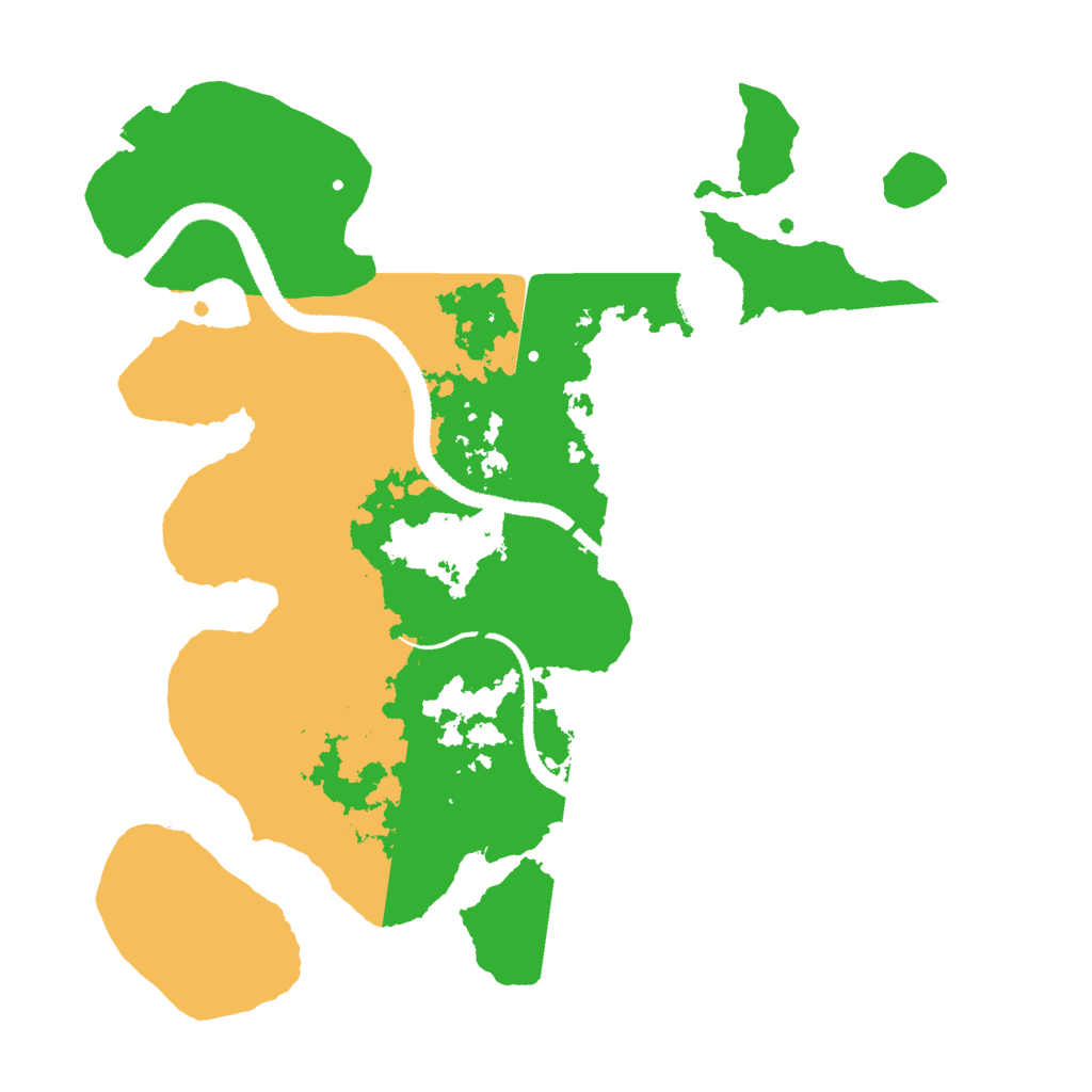 Biome Rust Map: Procedural Map, Size: 3000, Seed: 541935743