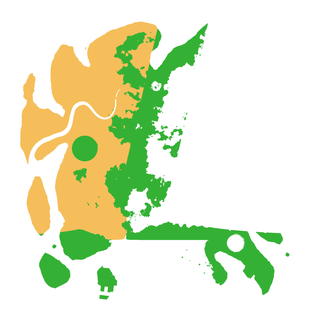 Biome Rust Map: Procedural Map, Size: 3300, Seed: 1042730480