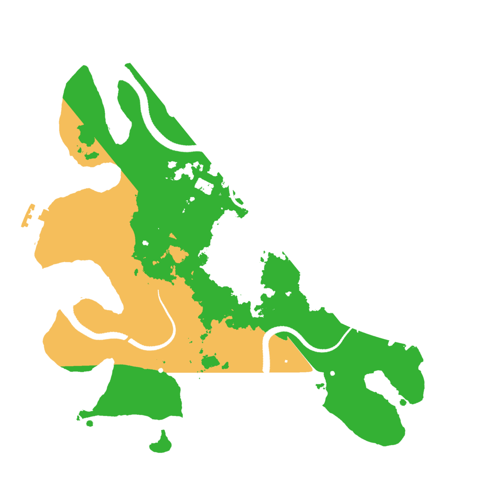 Biome Rust Map: Procedural Map, Size: 3000, Seed: 125004101