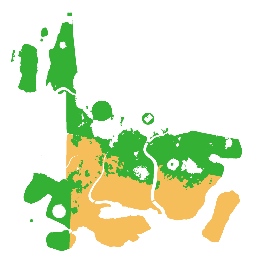 Biome Rust Map: Procedural Map, Size: 3500, Seed: 1513241241