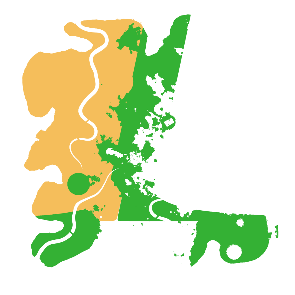 Biome Rust Map: Procedural Map, Size: 3500, Seed: 584178751