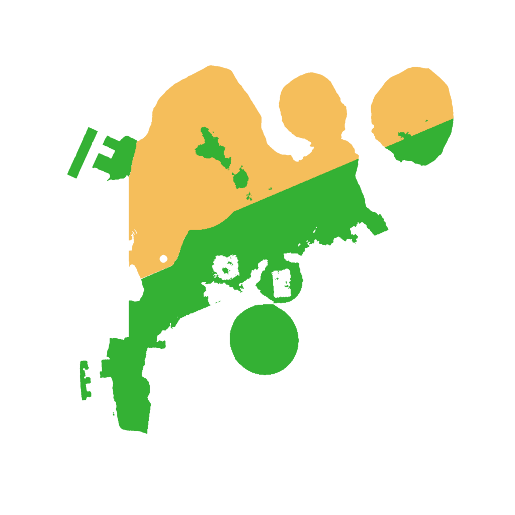 Biome Rust Map: Procedural Map, Size: 2000, Seed: 2093578475