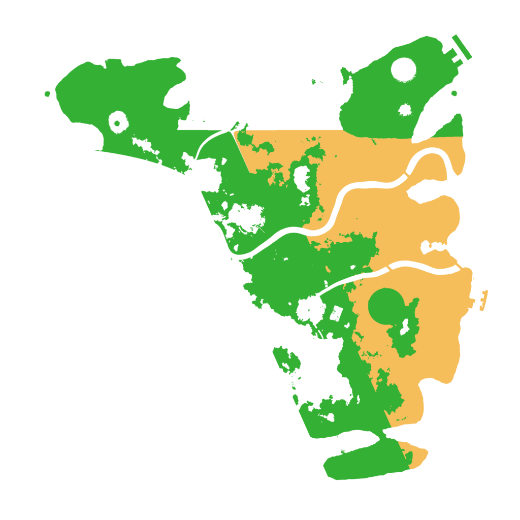 Biome Rust Map: Procedural Map, Size: 3750, Seed: 724867