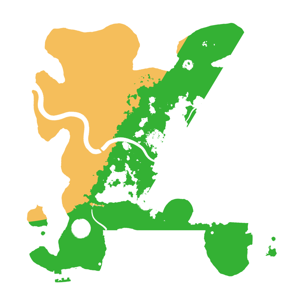Biome Rust Map: Procedural Map, Size: 3000, Seed: 1826218487