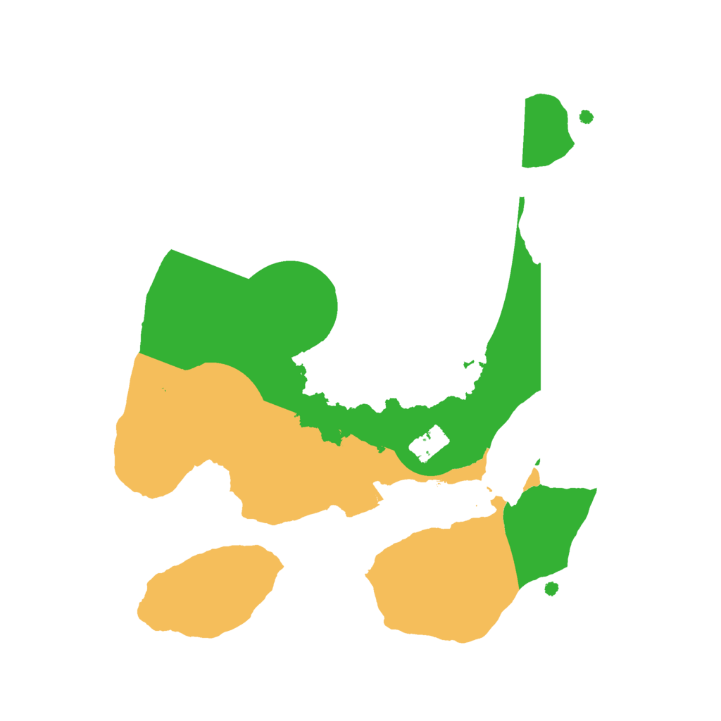 Biome Rust Map: Procedural Map, Size: 2100, Seed: 456789