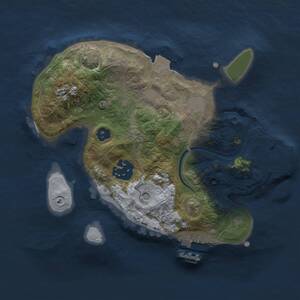 Thumbnail Rust Map: Procedural Map, Size: 2200, Seed: 1342910948, 6 Monuments