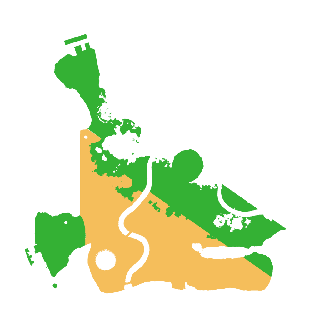 Biome Rust Map: Procedural Map, Size: 2800, Seed: 592473884