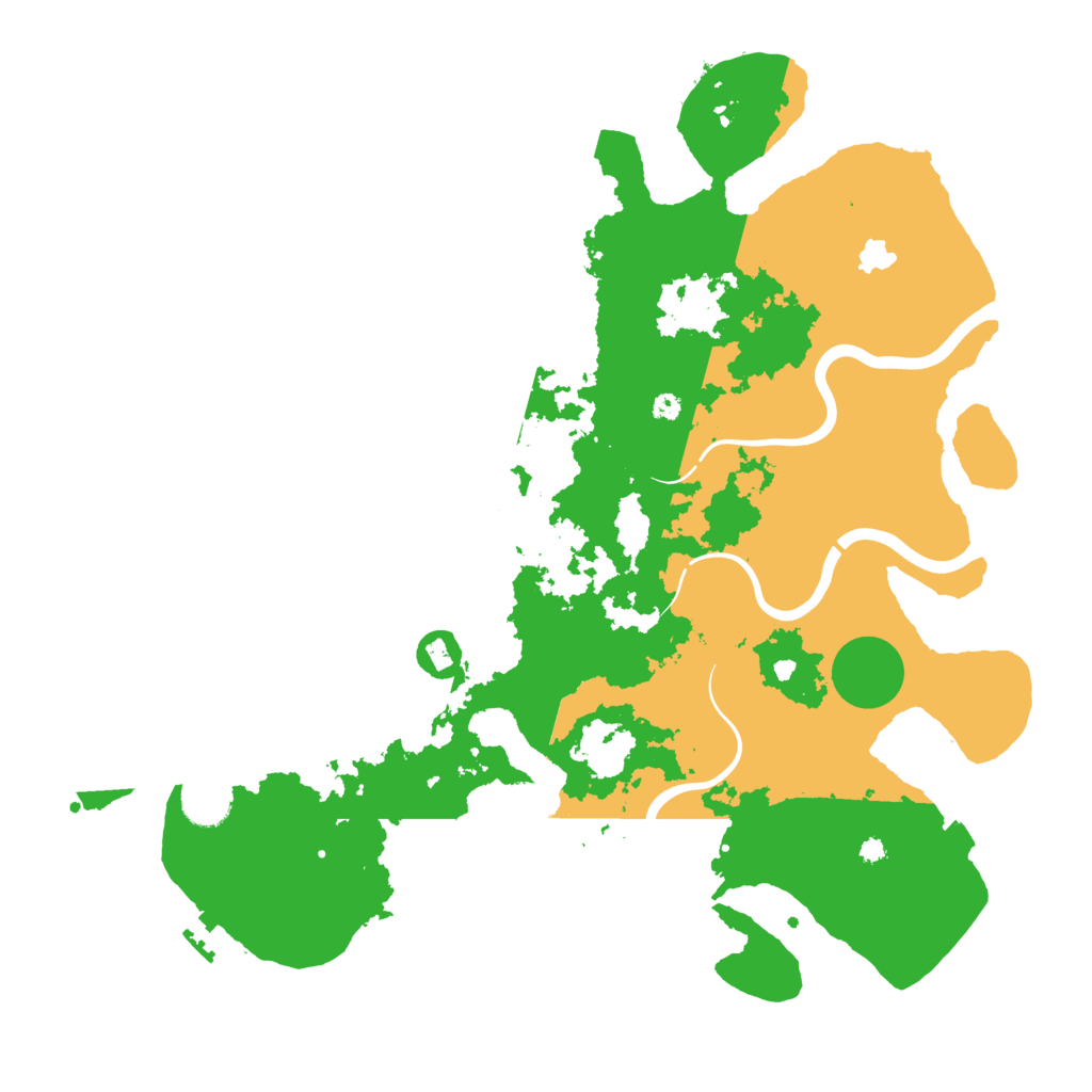 Biome Rust Map: Procedural Map, Size: 4000, Seed: 1394282829