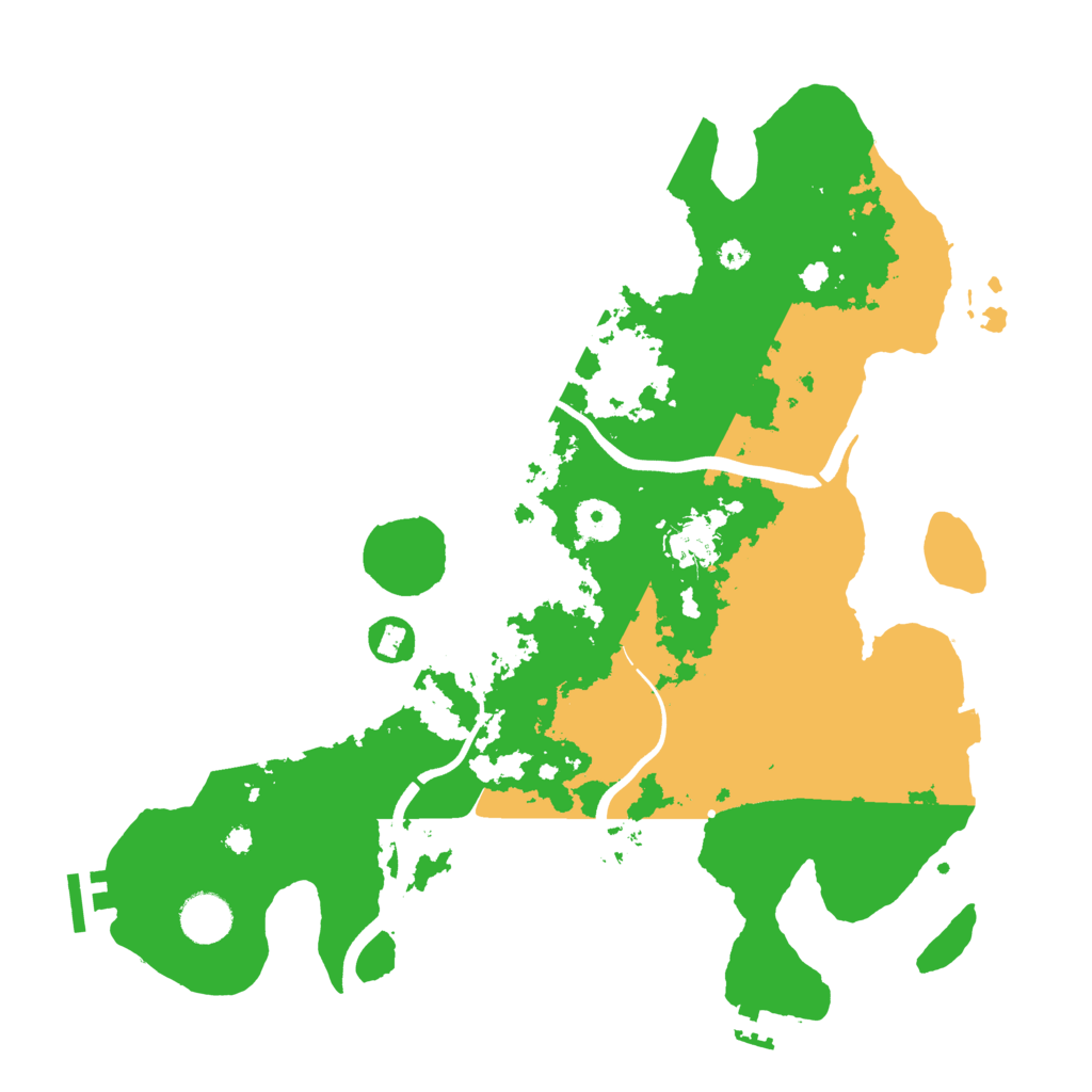 Biome Rust Map: Procedural Map, Size: 3750, Seed: 4684321