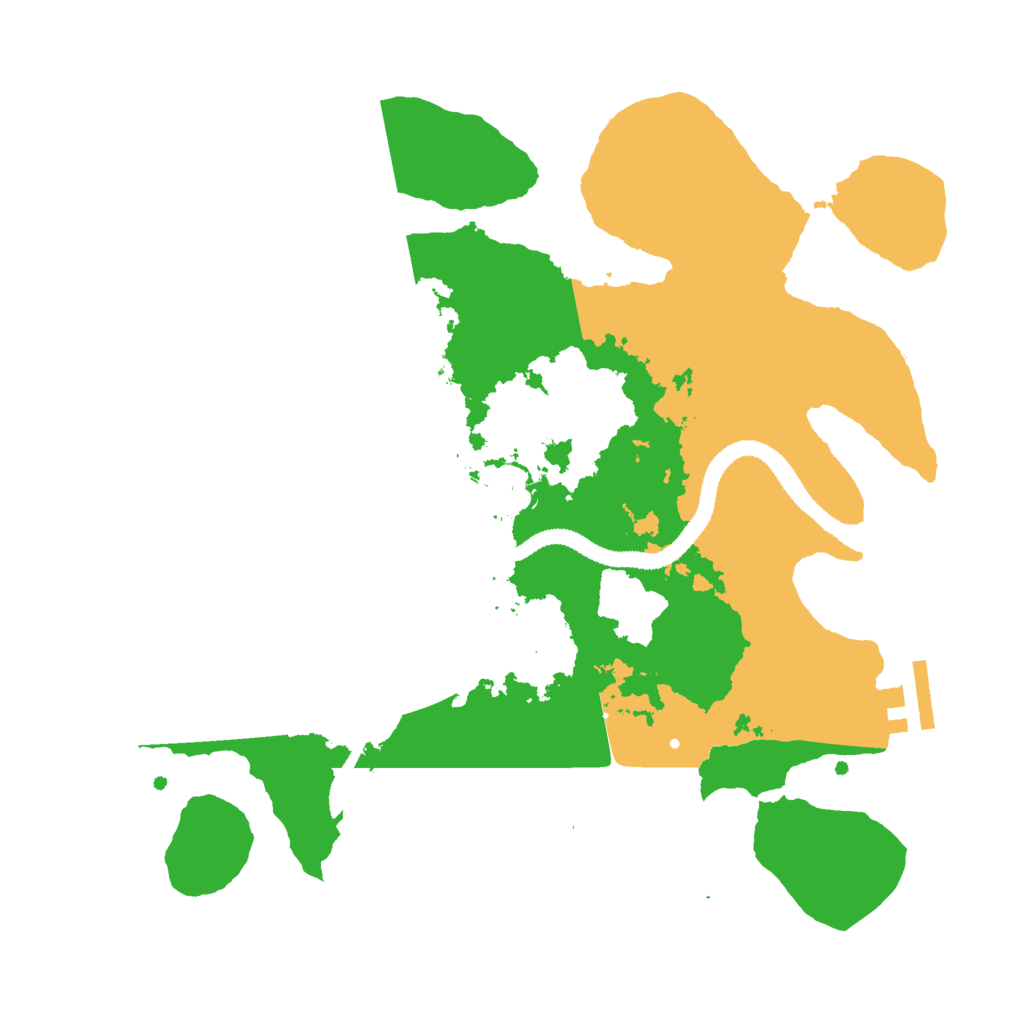 Biome Rust Map: Procedural Map, Size: 3000, Seed: 5094713