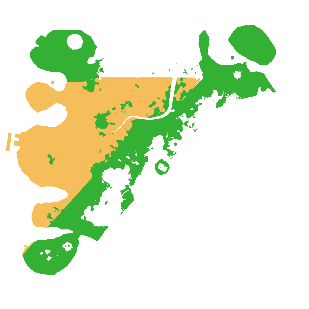 Biome Rust Map: Procedural Map, Size: 3500, Seed: 277673553