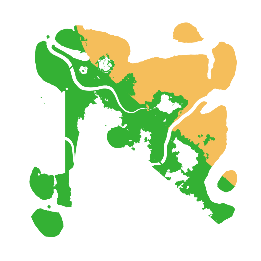 Biome Rust Map: Procedural Map, Size: 3250, Seed: 2104327676