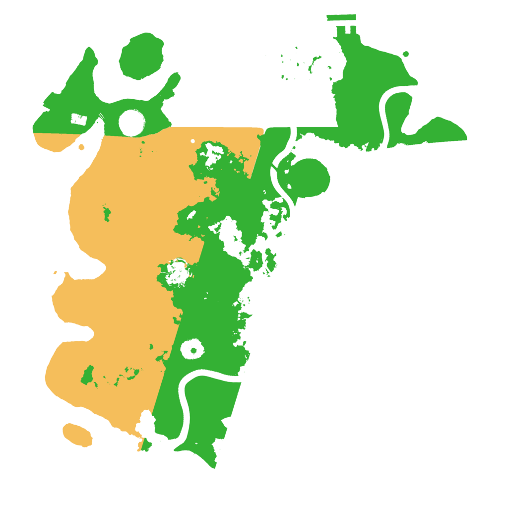 Biome Rust Map: Procedural Map, Size: 3500, Seed: 2044340803
