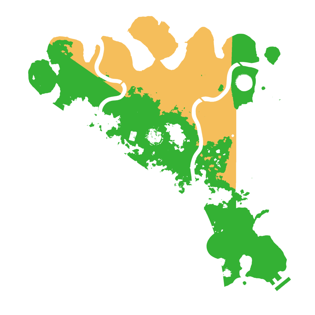 Biome Rust Map: Procedural Map, Size: 3500, Seed: 1576623149