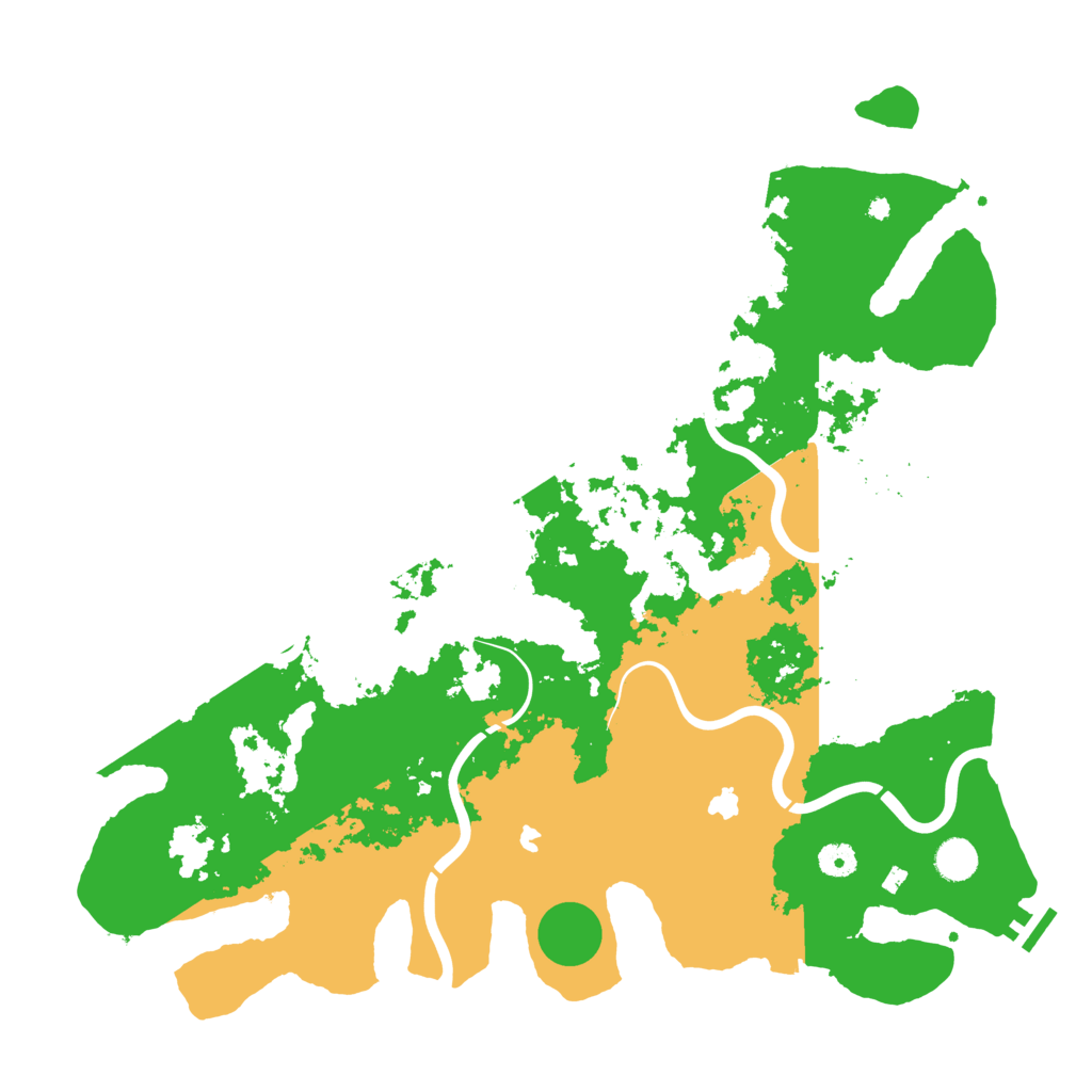 Biome Rust Map: Procedural Map, Size: 4500, Seed: 2023762130