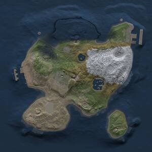 Thumbnail Rust Map: Procedural Map, Size: 2000, Seed: 531013863, 7 Monuments