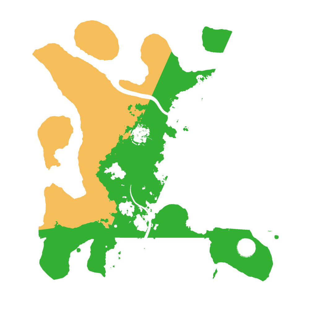 Biome Rust Map: Procedural Map, Size: 3000, Seed: 17868