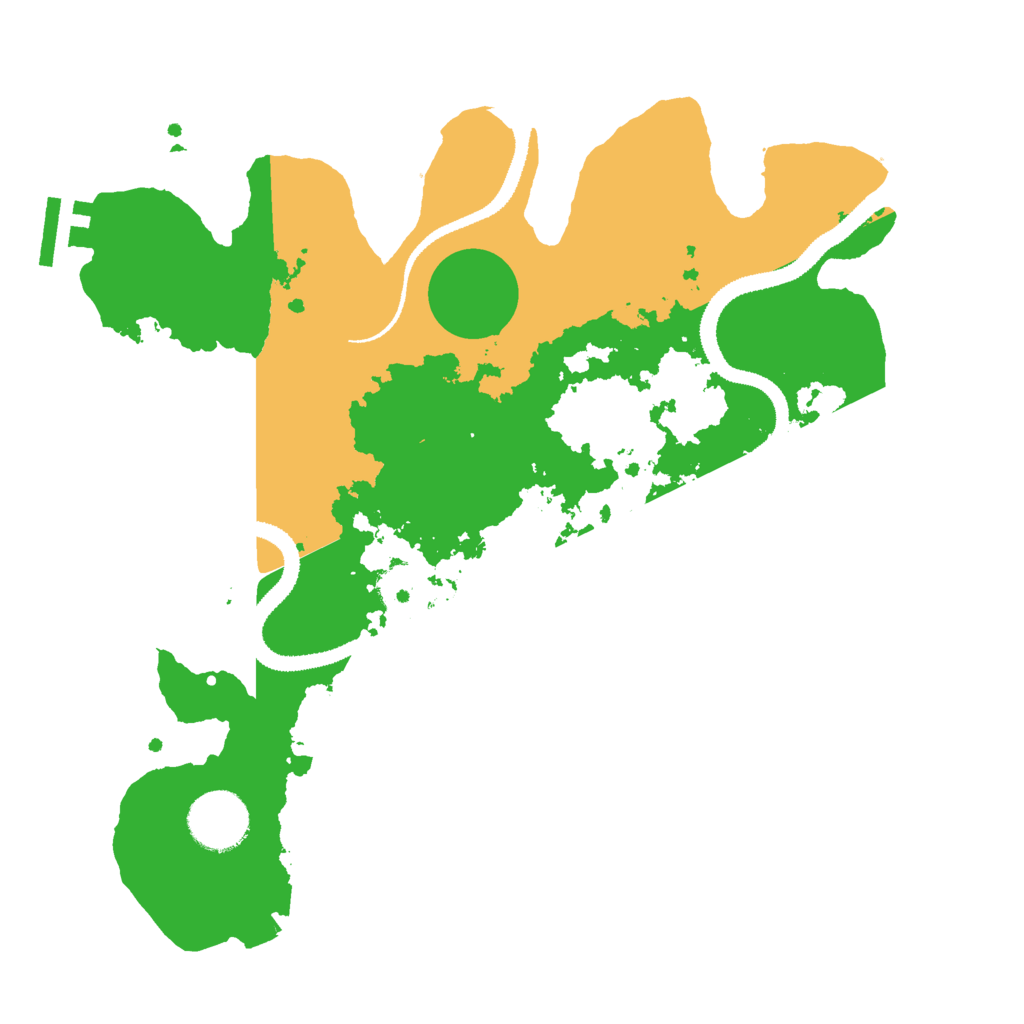 Biome Rust Map: Procedural Map, Size: 3000, Seed: 3456734