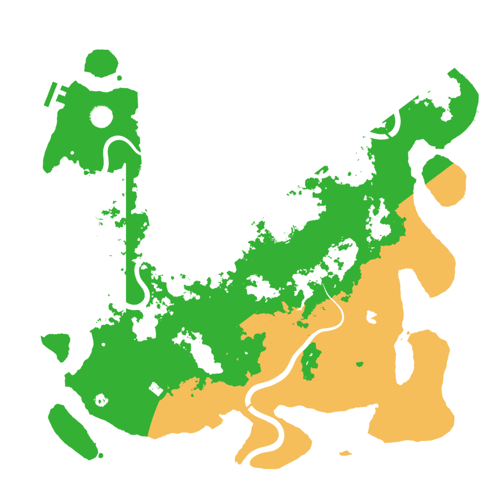 Biome Rust Map: Procedural Map, Size: 4000, Seed: 29999