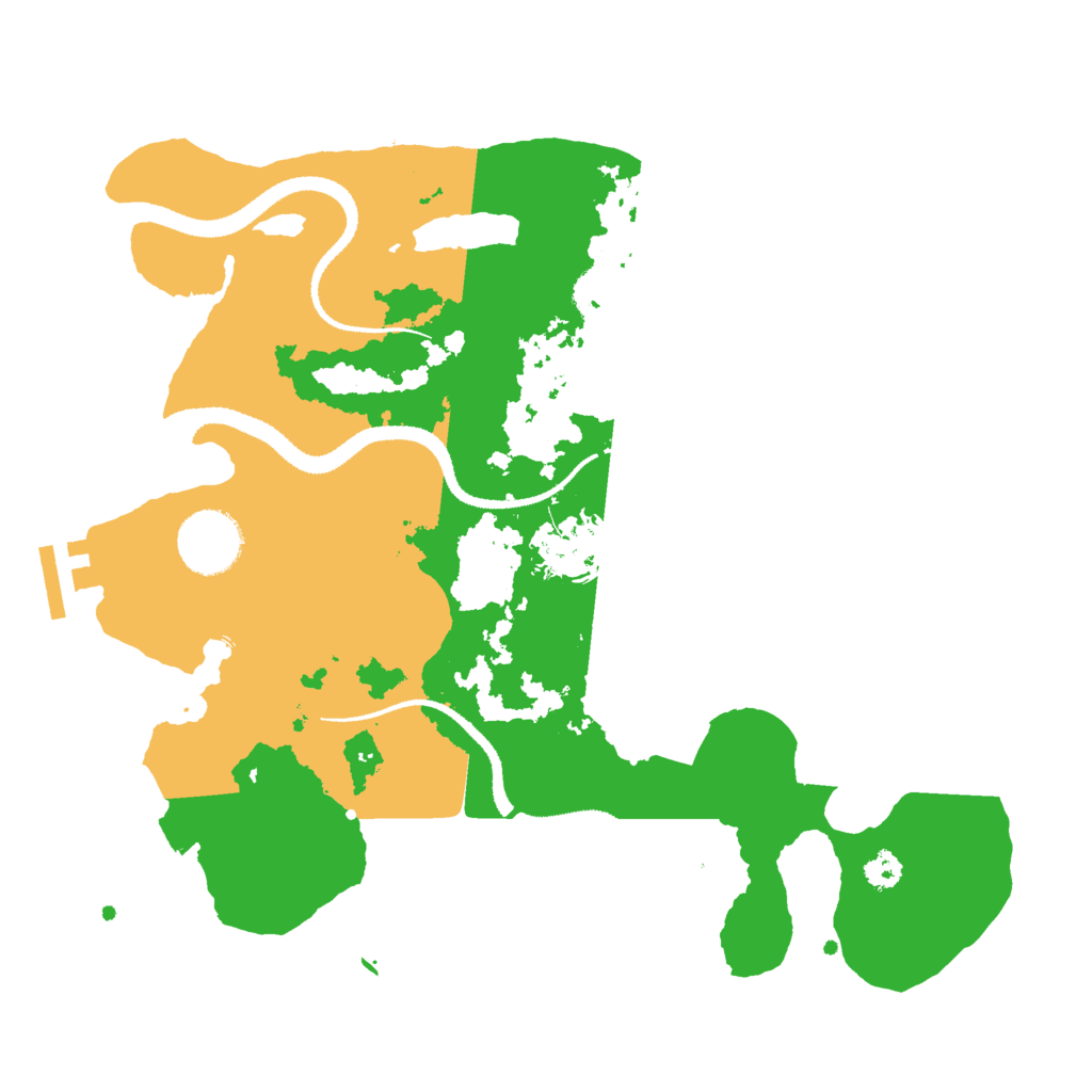 Biome Rust Map: Procedural Map, Size: 3000, Seed: 1845920