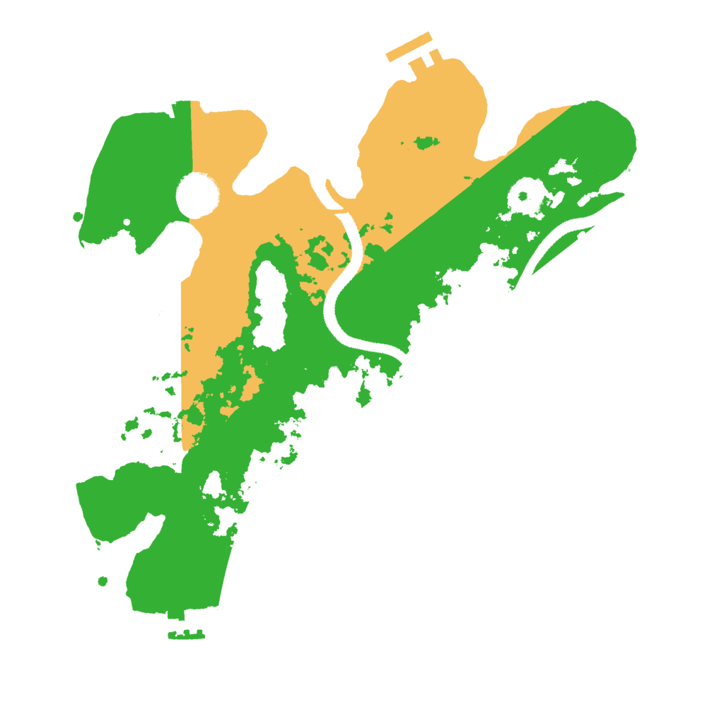 Biome Rust Map: Procedural Map, Size: 3000, Seed: 32284