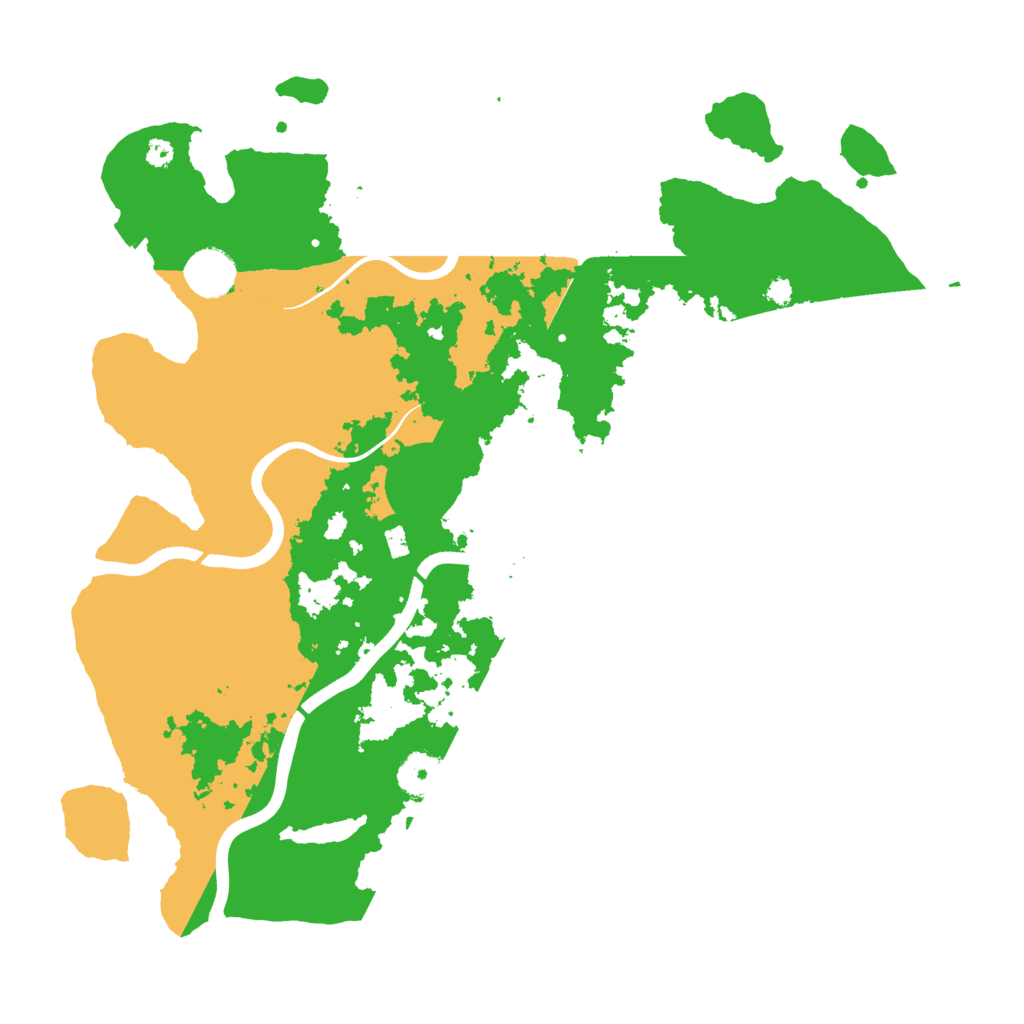 Biome Rust Map: Procedural Map, Size: 3700, Seed: 1363639531