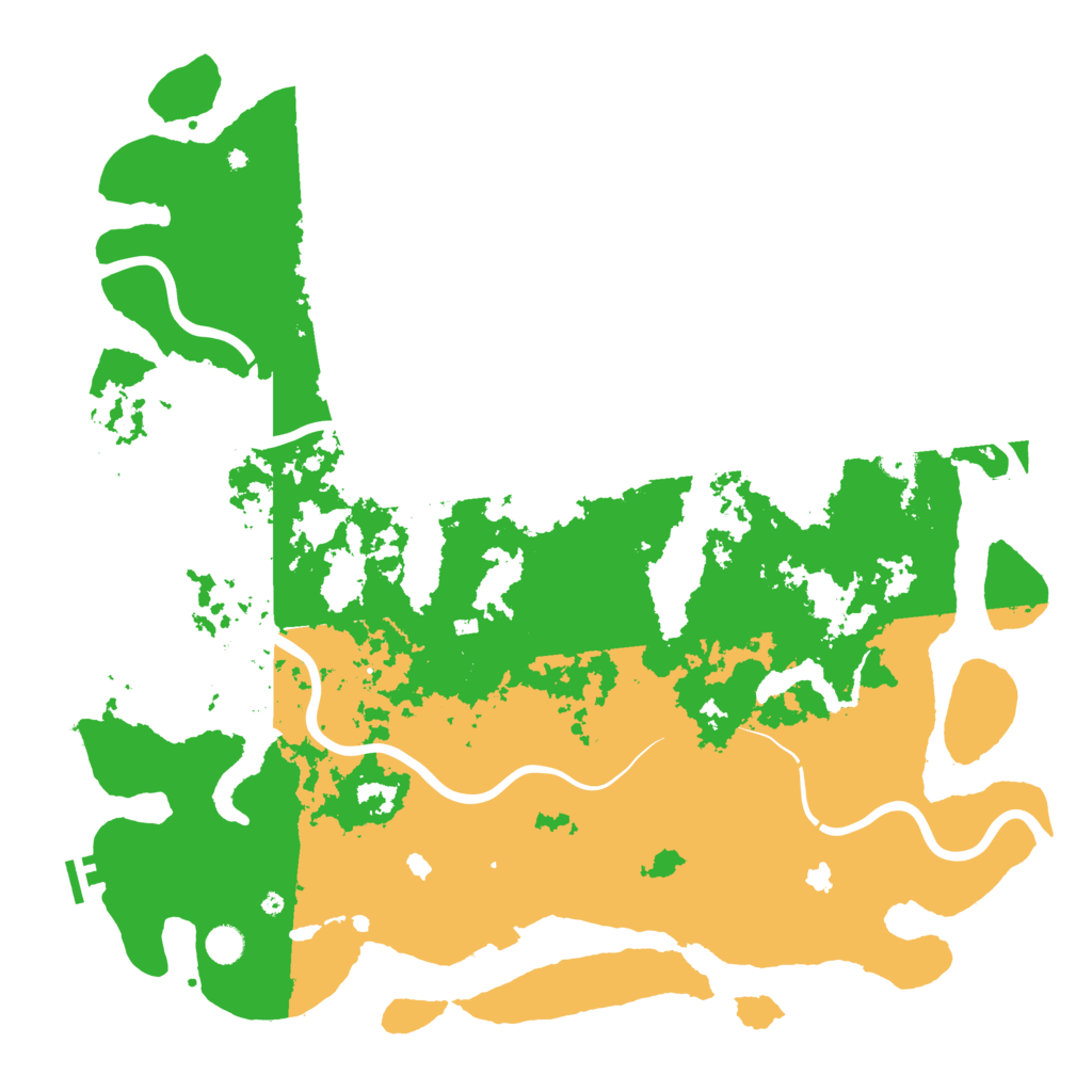 Biome Rust Map: Procedural Map, Size: 5000, Seed: 442109