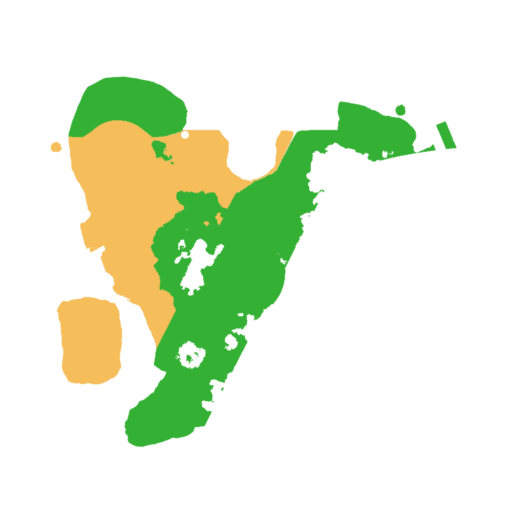 Biome Rust Map: Procedural Map, Size: 2000, Seed: 1363639531