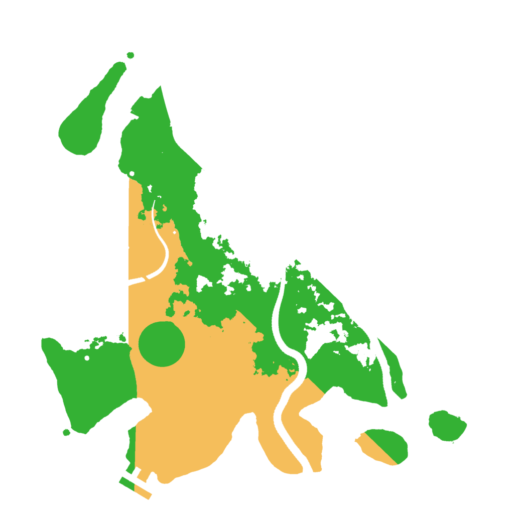 Biome Rust Map: Procedural Map, Size: 2993, Seed: 22198122