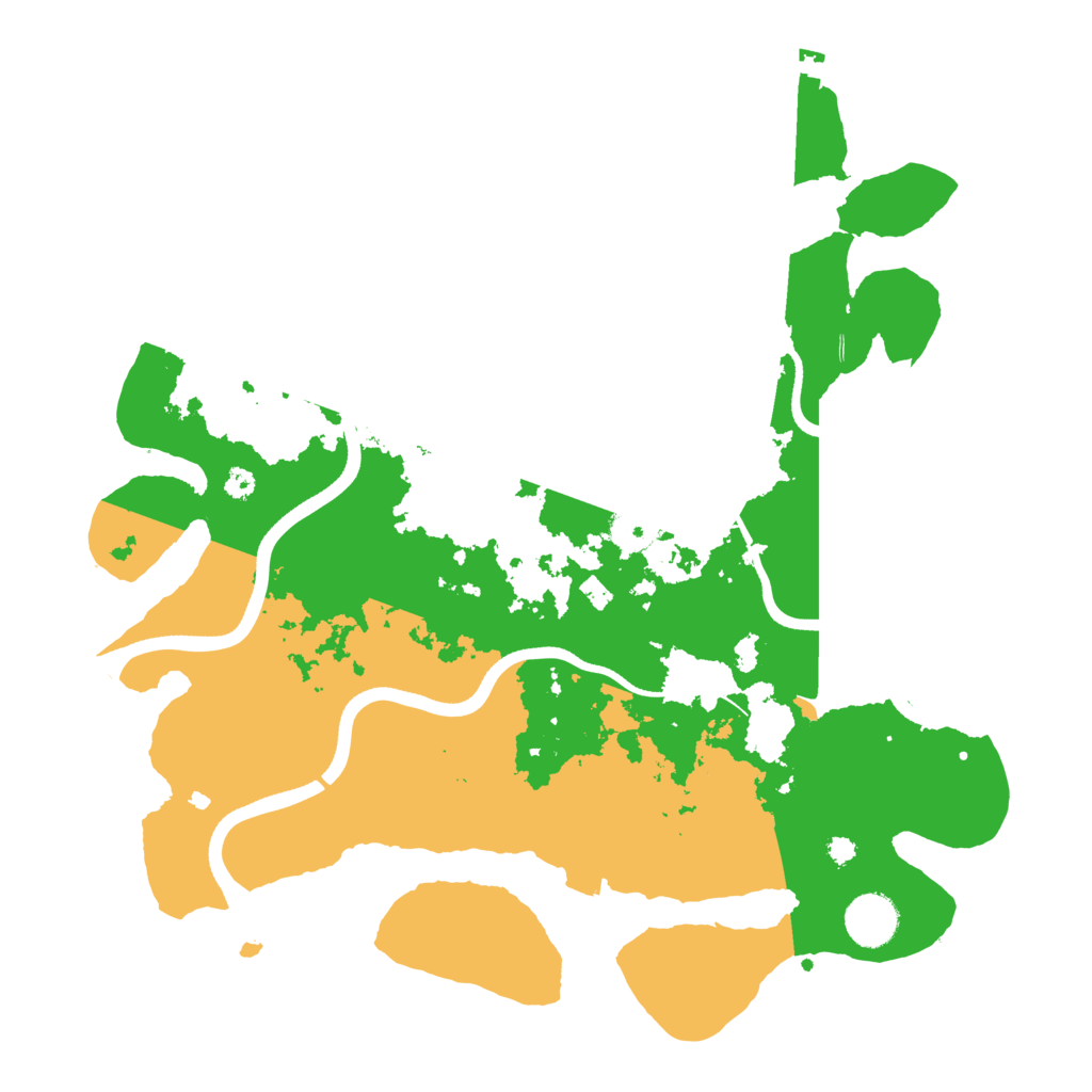 Biome Rust Map: Procedural Map, Size: 3600, Seed: 150825797