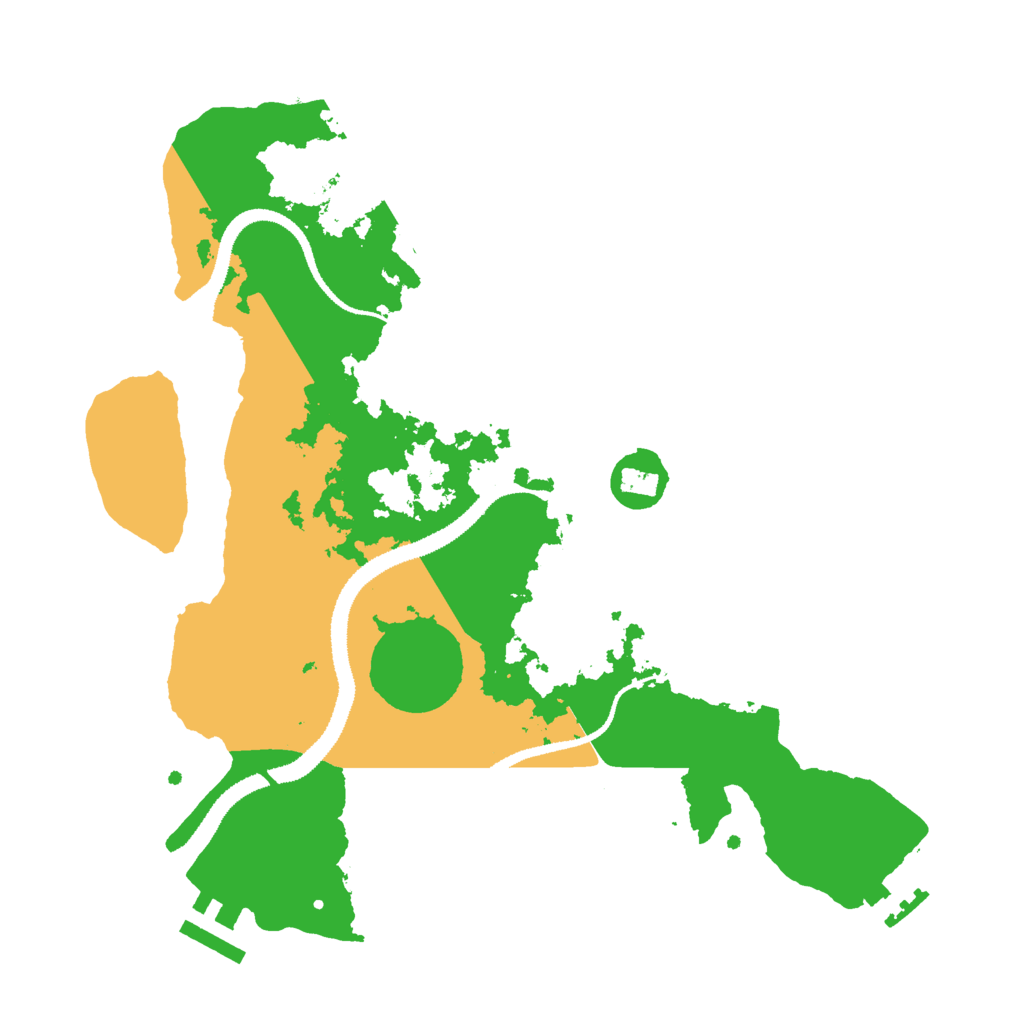 Biome Rust Map: Procedural Map, Size: 3000, Seed: 4875213