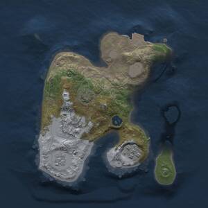 Thumbnail Rust Map: Procedural Map, Size: 2000, Seed: 13579, 5 Monuments