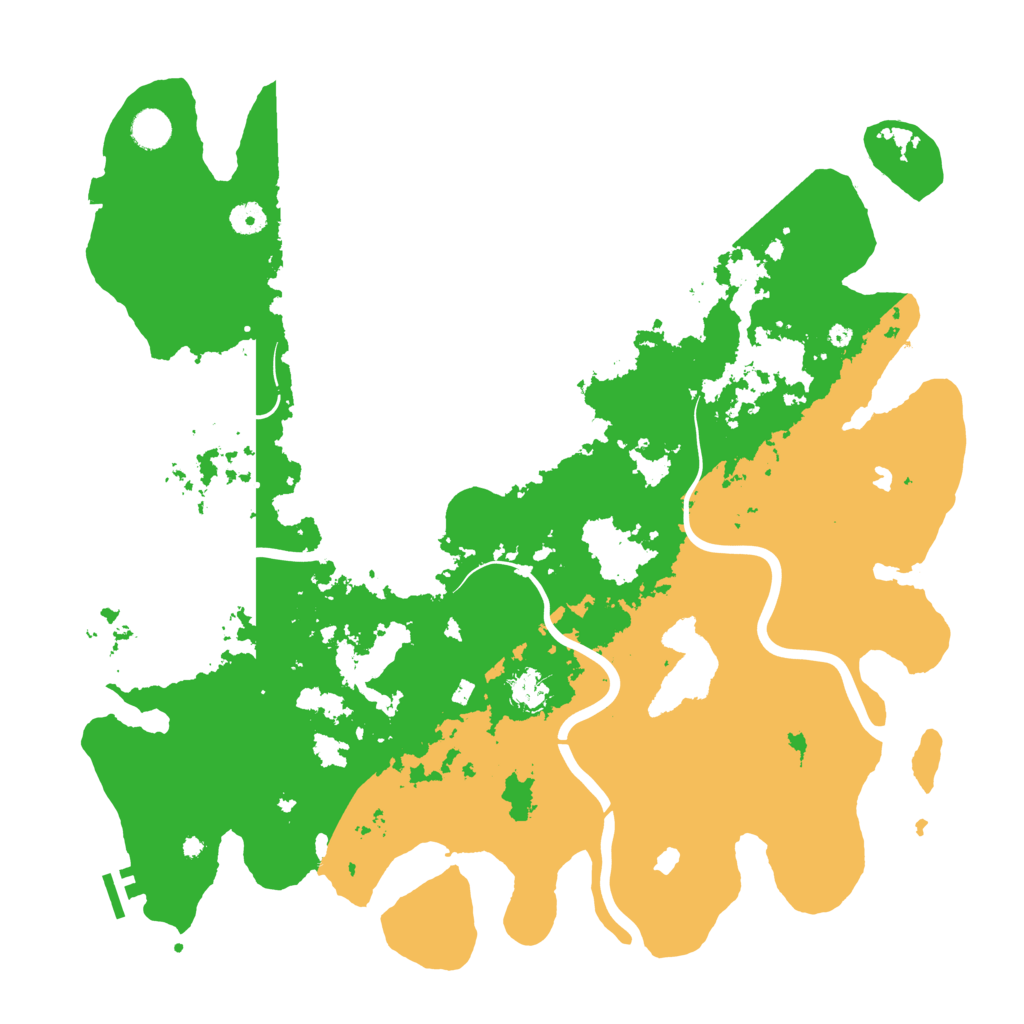 Biome Rust Map: Procedural Map, Size: 4500, Seed: 100206458