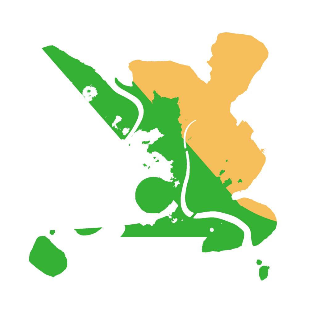 Biome Rust Map: Procedural Map, Size: 2300, Seed: 994405646