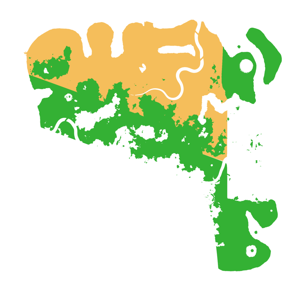 Biome Rust Map: Procedural Map, Size: 4000, Seed: 51415555