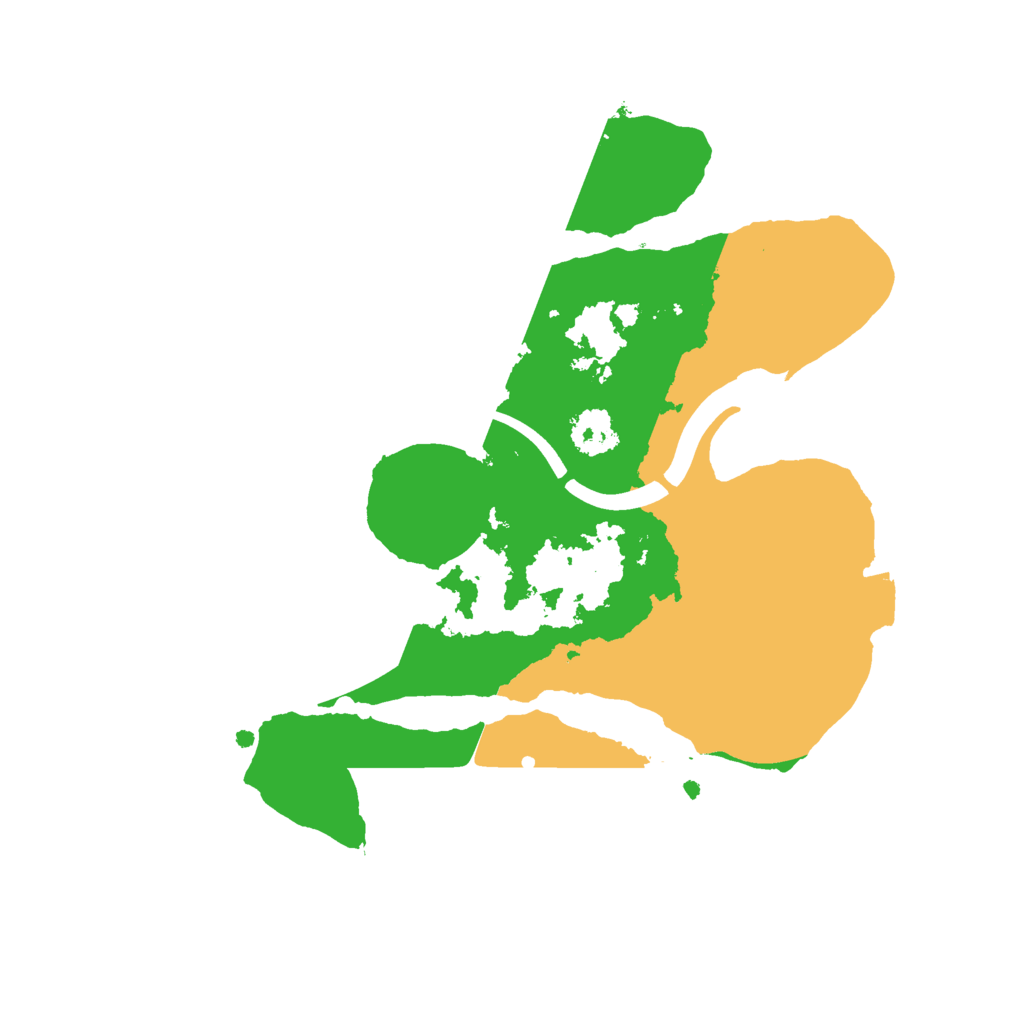 Biome Rust Map: Procedural Map, Size: 2250, Seed: 82999