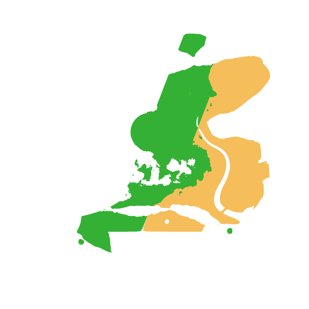 Biome Rust Map: Procedural Map, Size: 2150, Seed: 82999