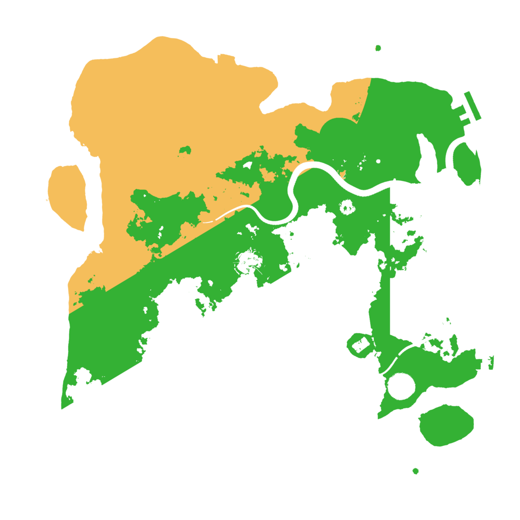 Biome Rust Map: Procedural Map, Size: 3500, Seed: 1427936129