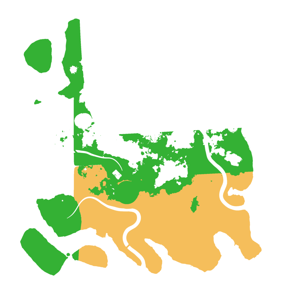 Biome Rust Map: Procedural Map, Size: 3500, Seed: 1579517168