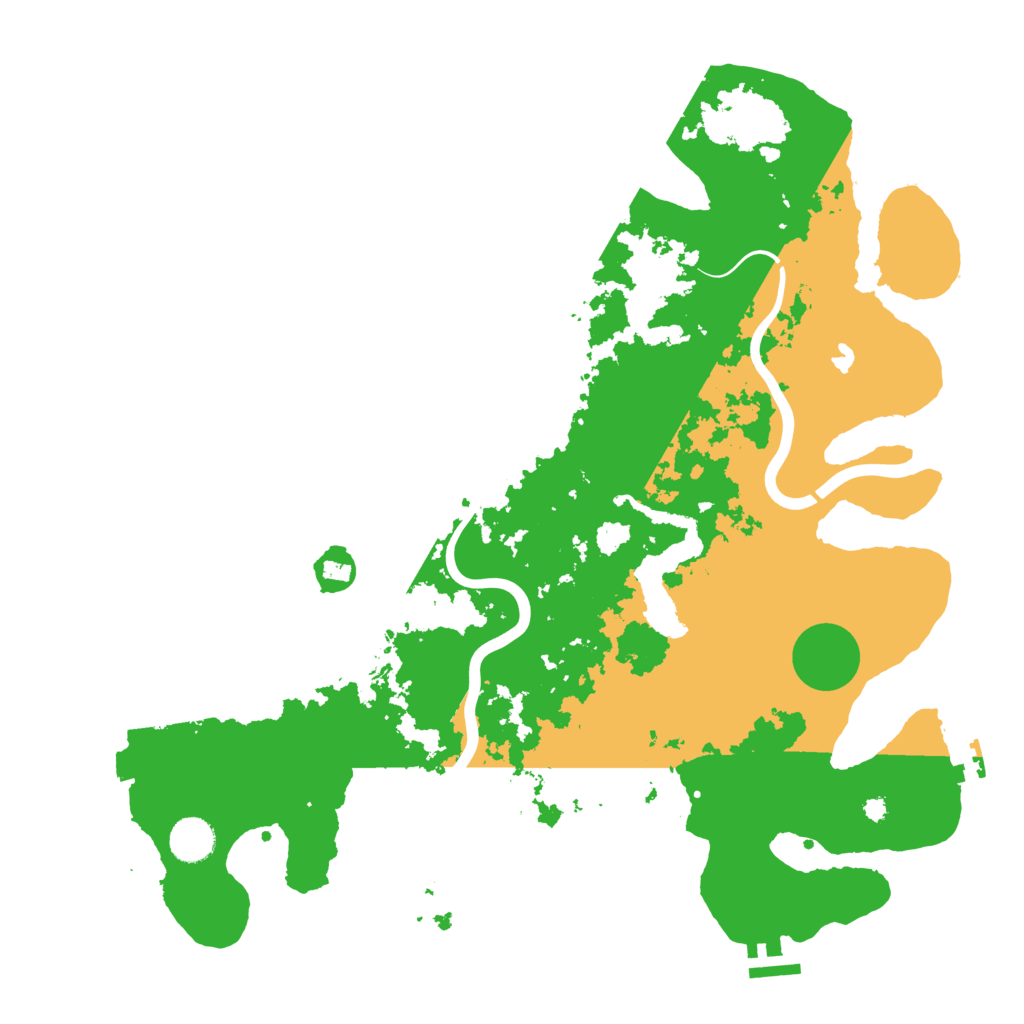 Biome Rust Map: Procedural Map, Size: 4000, Seed: 1750668966