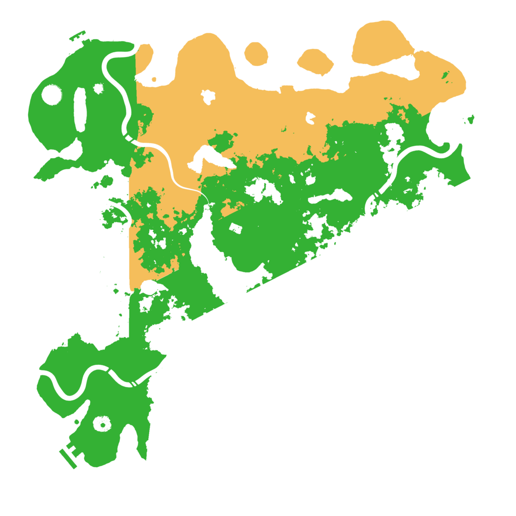 Biome Rust Map: Procedural Map, Size: 4500, Seed: 96542134