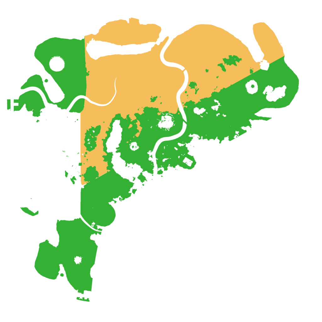 Biome Rust Map: Procedural Map, Size: 3750, Seed: 4684384