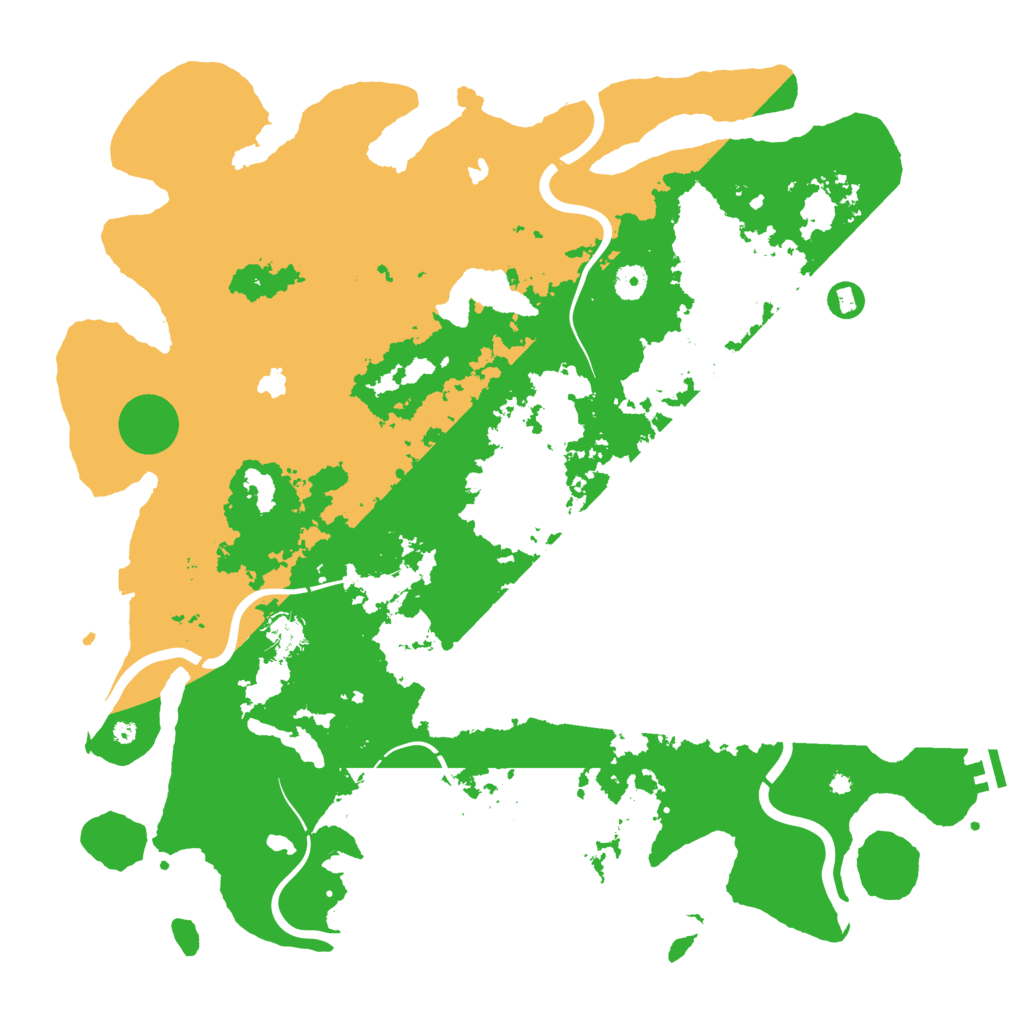 Biome Rust Map: Procedural Map, Size: 4500, Seed: 1382655462