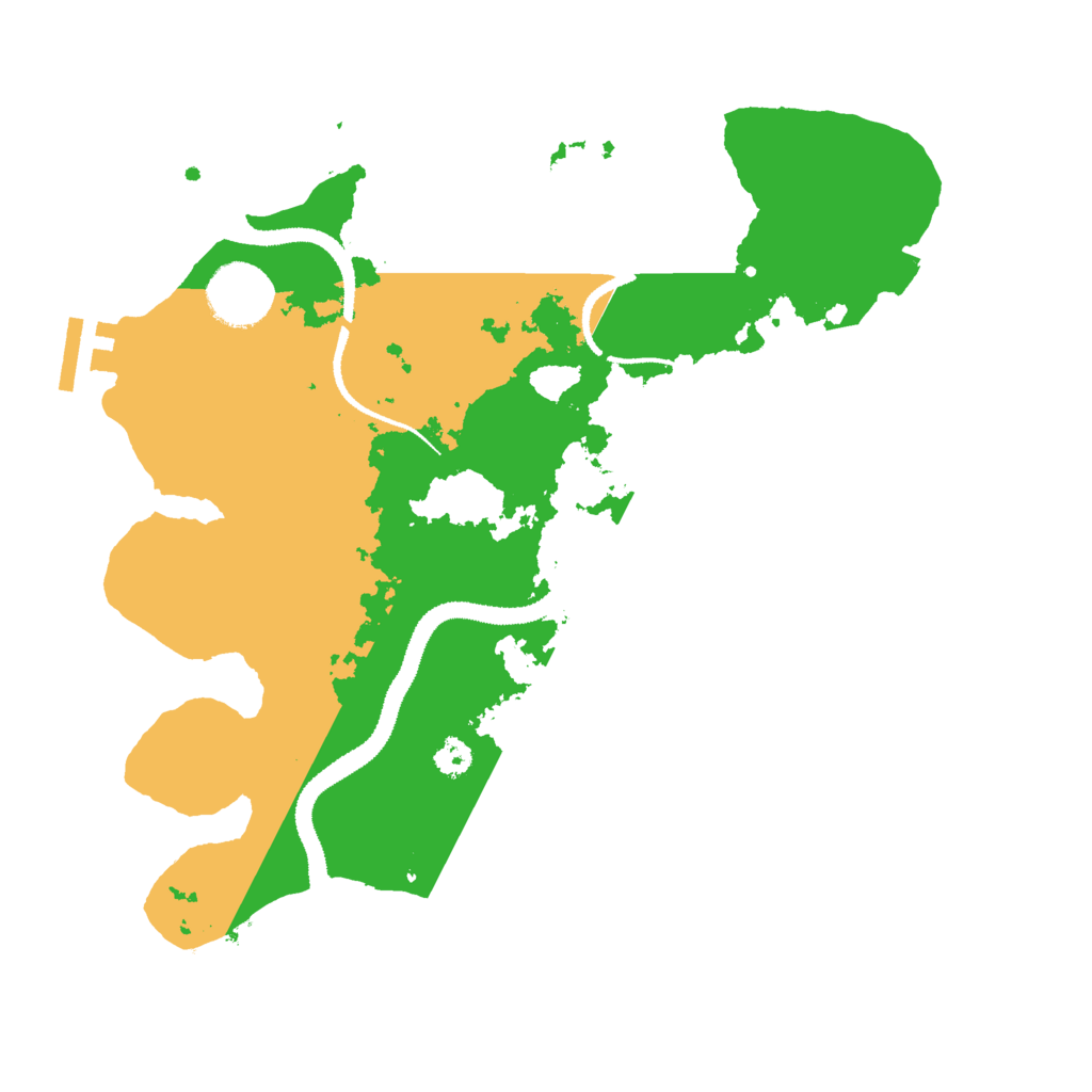 Biome Rust Map: Procedural Map, Size: 3000, Seed: 75675