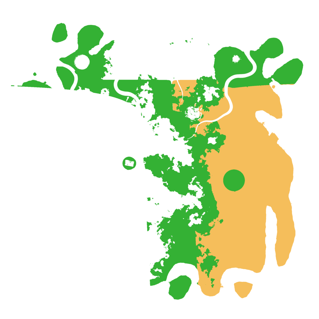 Biome Rust Map: Procedural Map, Size: 3900, Seed: 6325