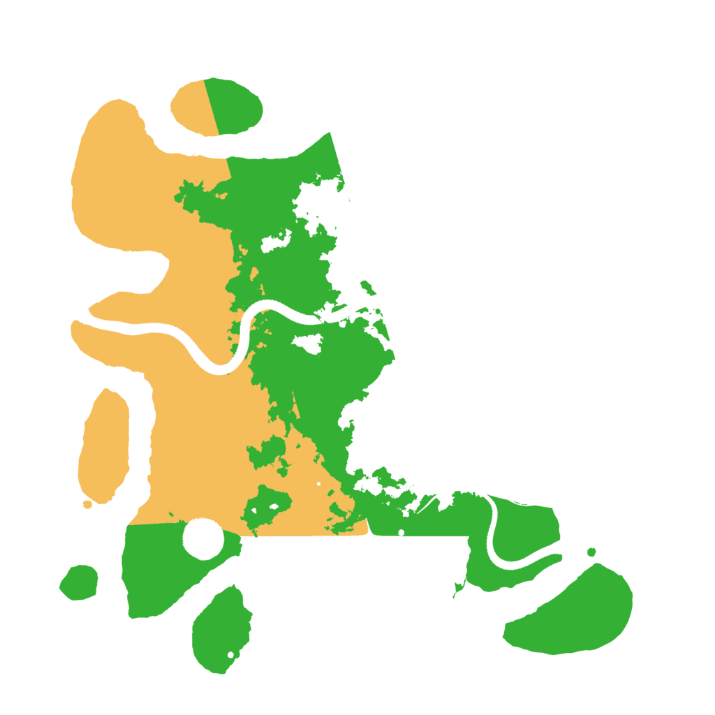 Biome Rust Map: Procedural Map, Size: 3250, Seed: 943673253