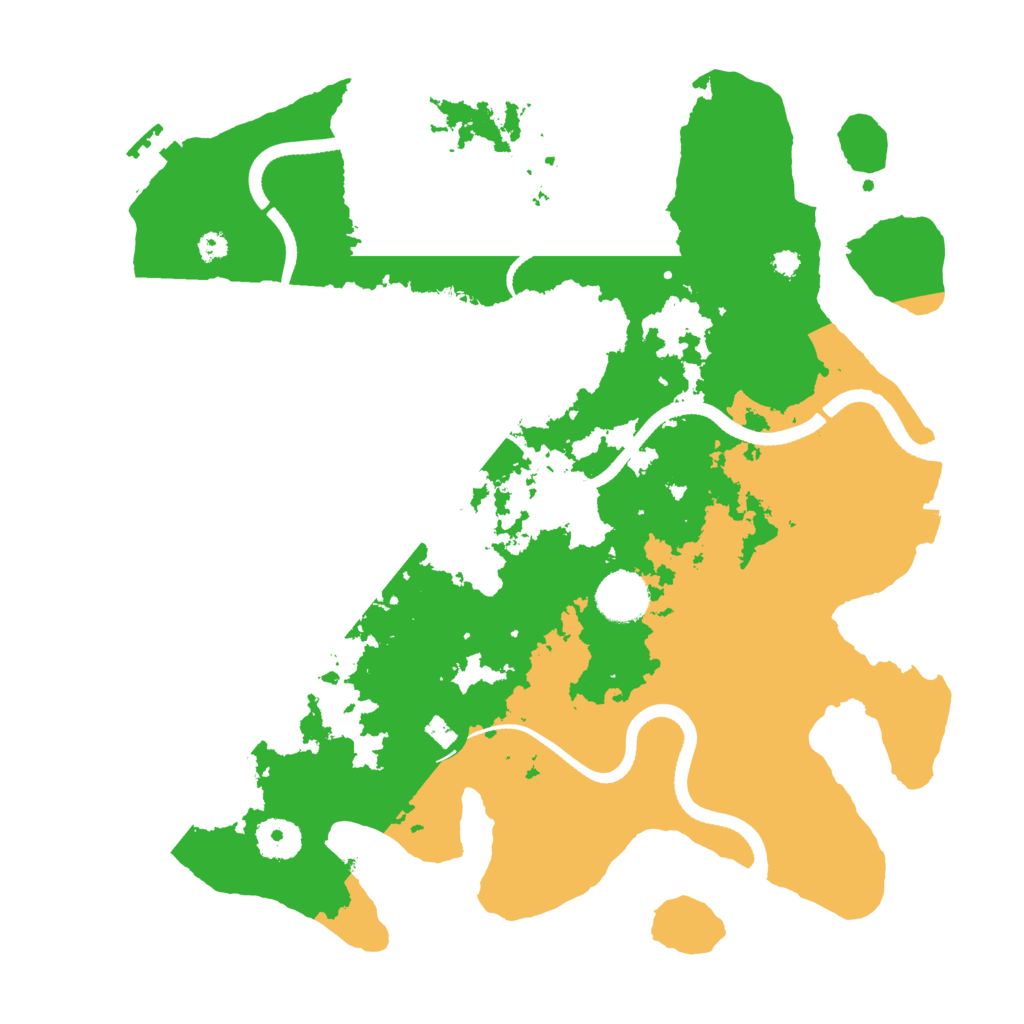 Biome Rust Map: Procedural Map, Size: 3500, Seed: 1785099642