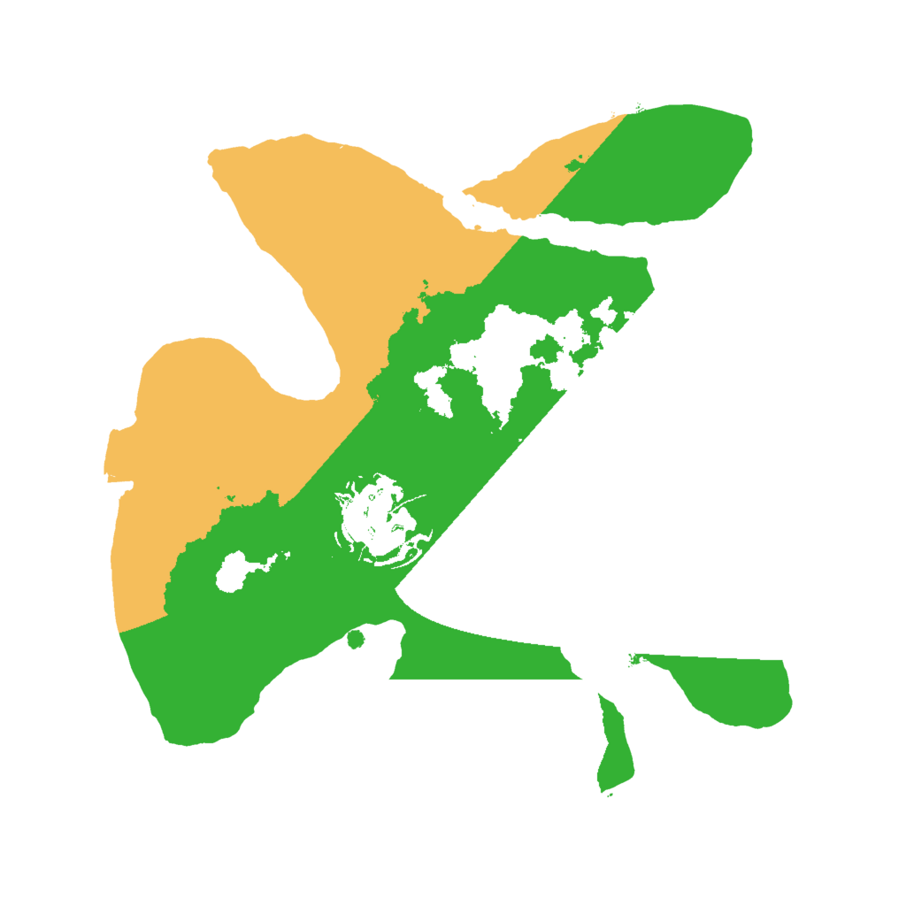 Biome Rust Map: Procedural Map, Size: 2000, Seed: 305009720