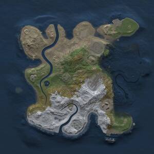 Thumbnail Rust Map: Procedural Map, Size: 2700, Seed: 1511963656, 10 Monuments
